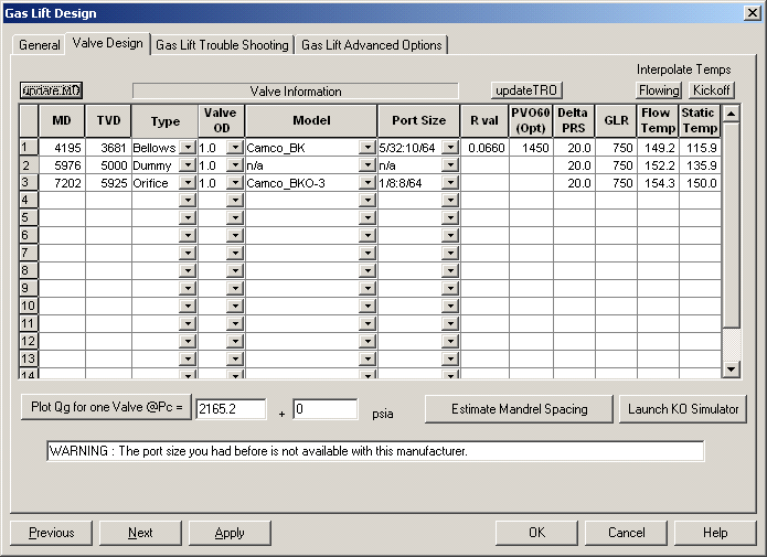Extra mandrels & checks