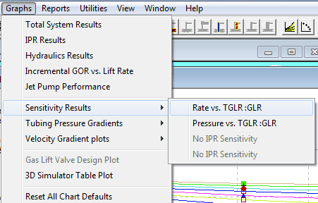 GLR sensitivity setup